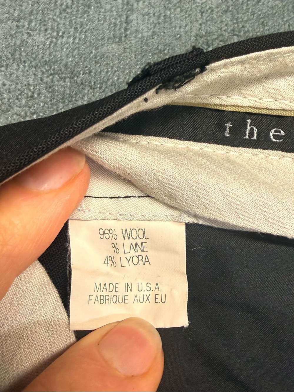 Theory Teeca Cropped Pants in Good Wool - 8 - Picture 5 of 10